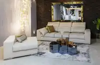 Sala en L  Blanco Puro